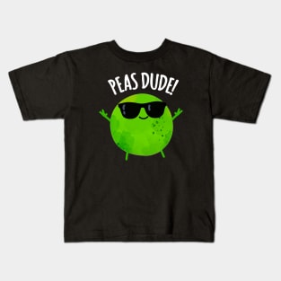 Peas Duce Cute Veggie Pea Pun Kids T-Shirt